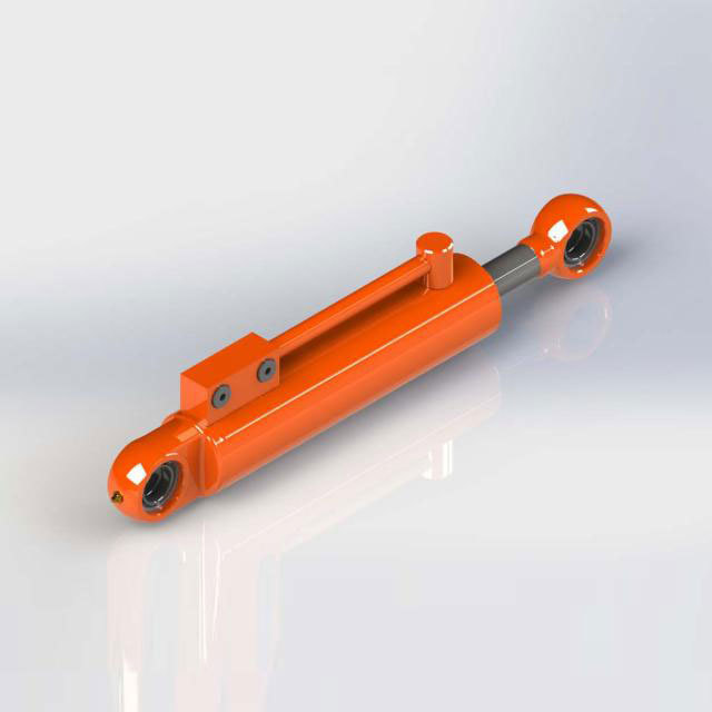 Custom made industrial hydraulic cylinder