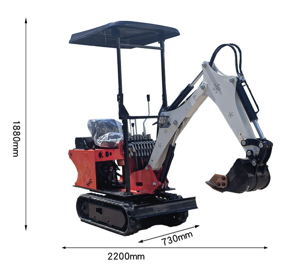 WJD-08型履带式微型挖掘机