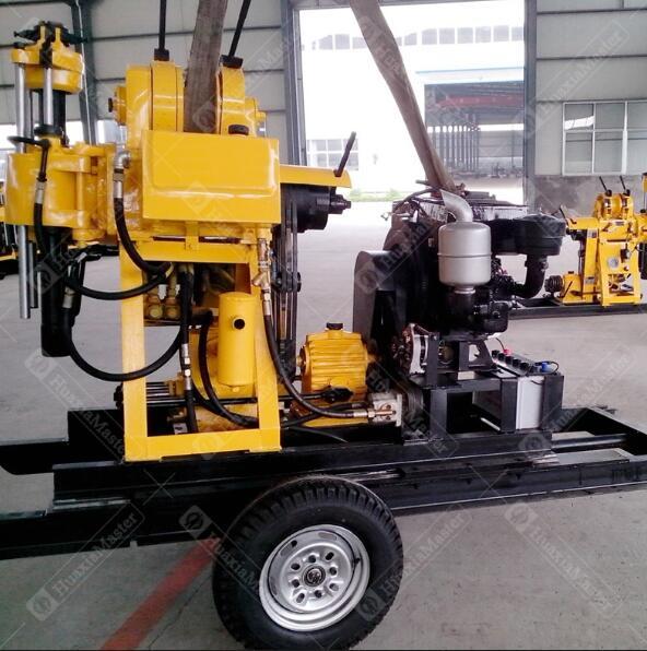 XYX-200 wheeled hydraulic core drilling rig