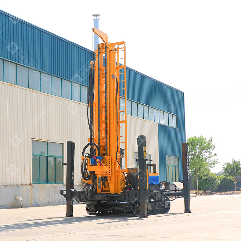 CJD-300 Crawler Pneumatic Water Well Drilling Rig