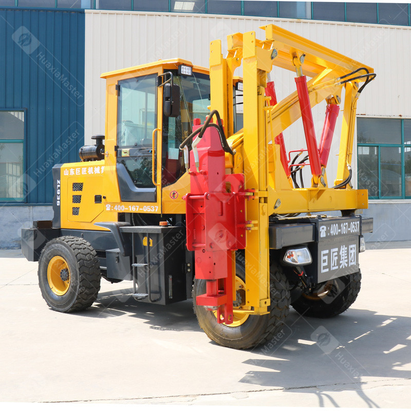 DZC-Ⅰ series loading type guardrail pile driving and pulling machine