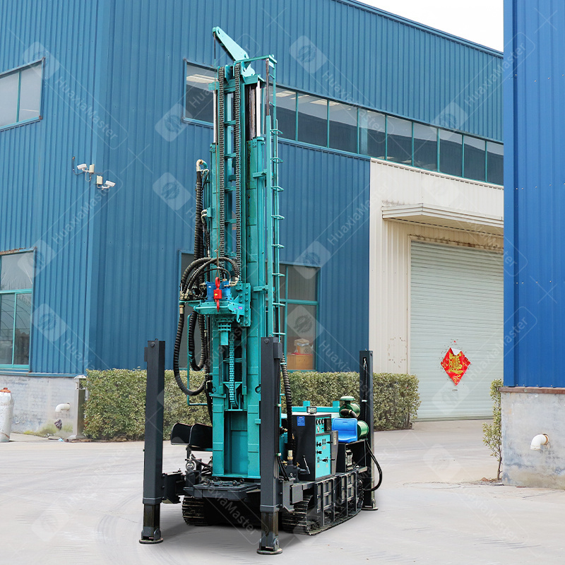 CJD-450 crawler pneumatic water well drilling rig