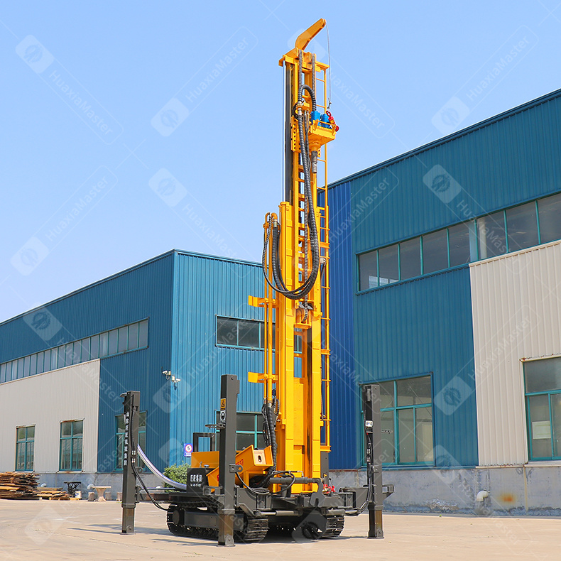 CJD-350 crawler pneumatic water well drilling rig