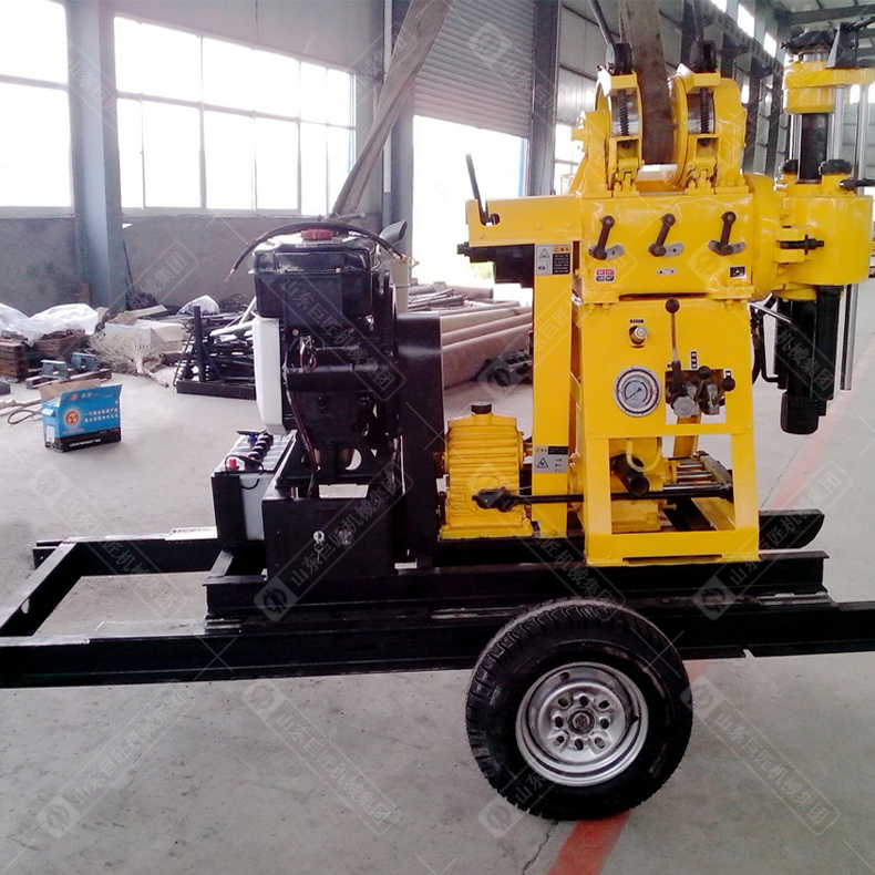 XYX-200 Wheeled Hydraulic Core Drilling Rig