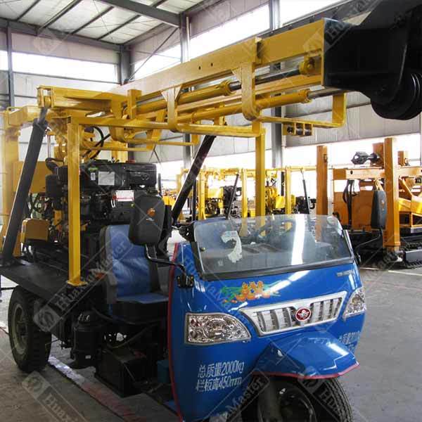 XYC-200A tricycle-mounted water well drilling rig