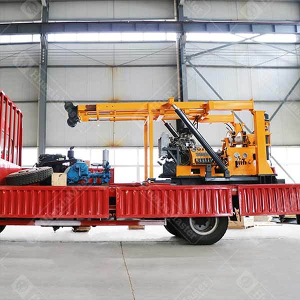 XYC-3 vehicle-mounted hydraulic water well drilling rig