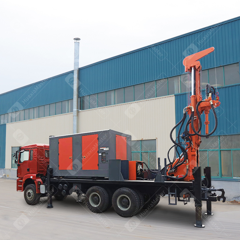 CJC-300 truck mounted pneumatic water well drilling rig