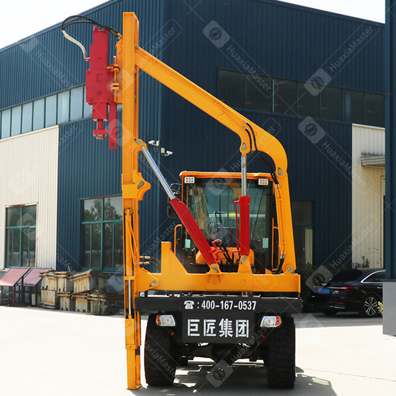 DZC-Ⅰ series loading type guardrail pile driving and pulling machine
