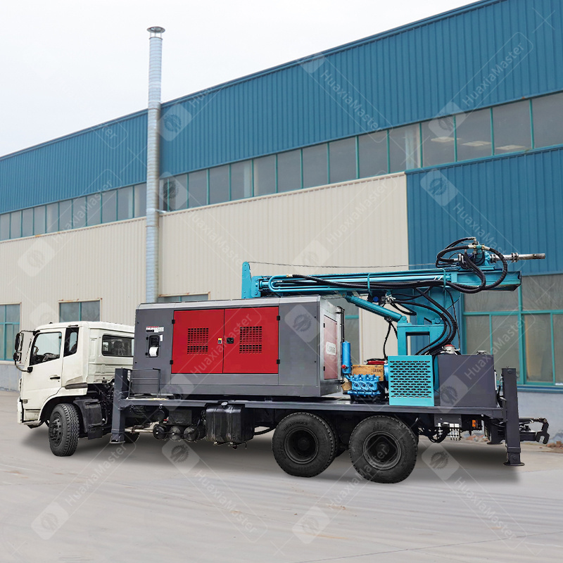 CJC-300 truck mounted pneumatic water well drilling rig
