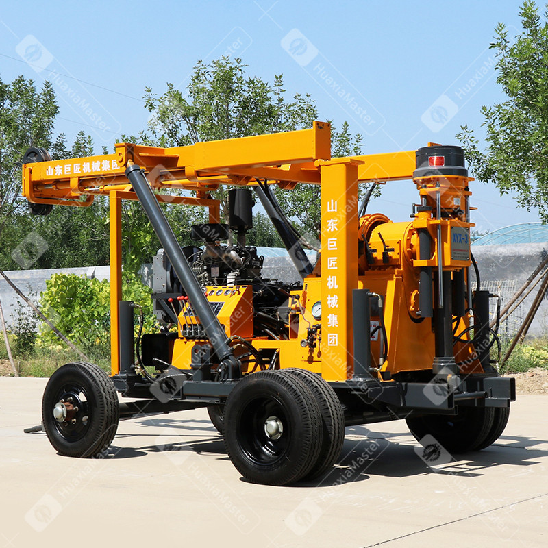 XYX-3  wheeled hydraulic water well drilling rig