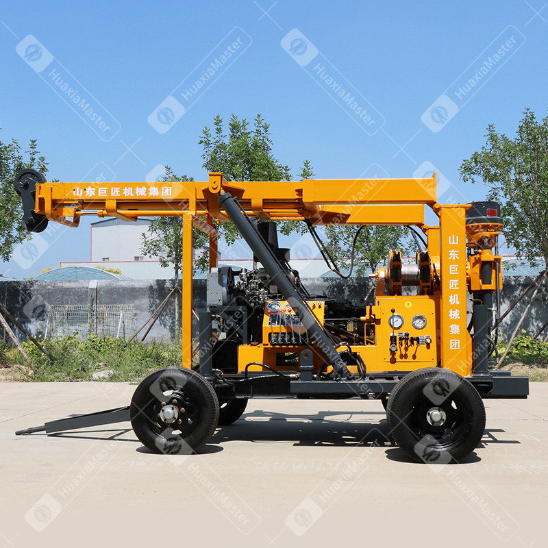 XYX-3  wheeled hydraulic water well drilling rig