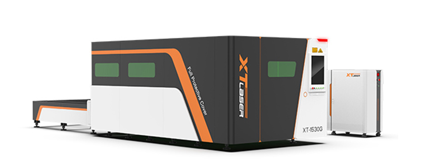 Full Enclosed Fiber Laser Cutting Machine with Exchange Table-Nancy