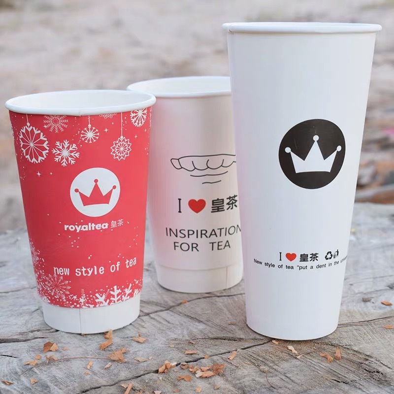 中空奶茶杯