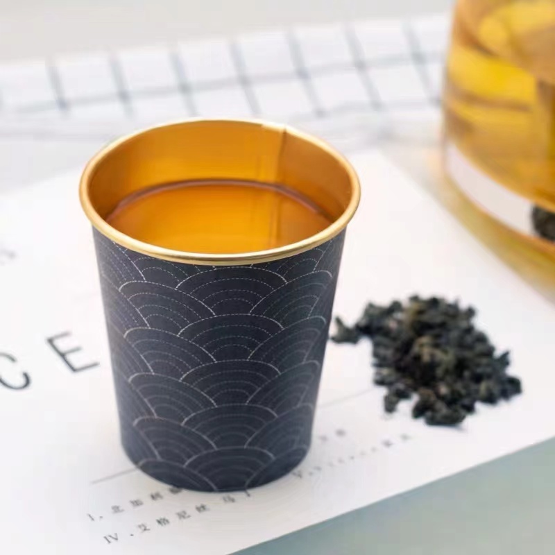 金箔奶茶杯