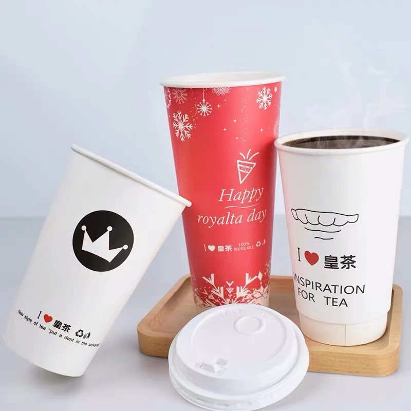 中空奶茶杯