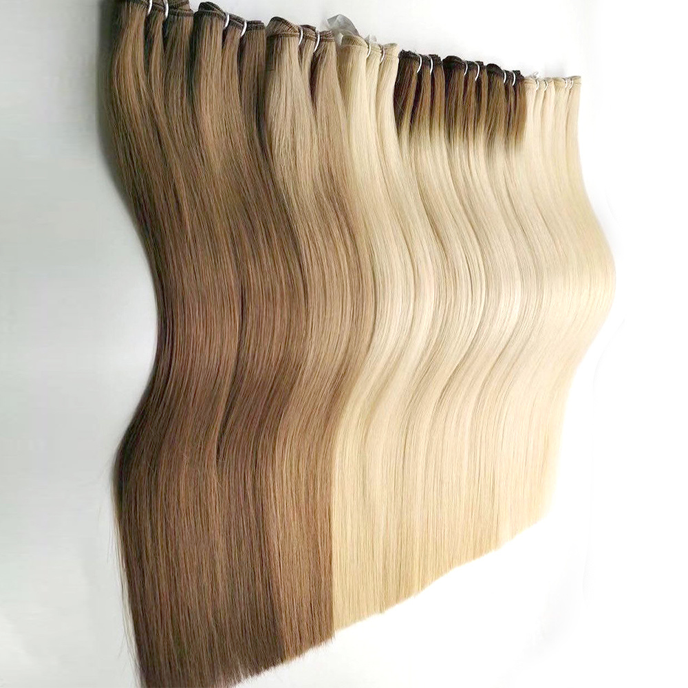 Machine hair weft