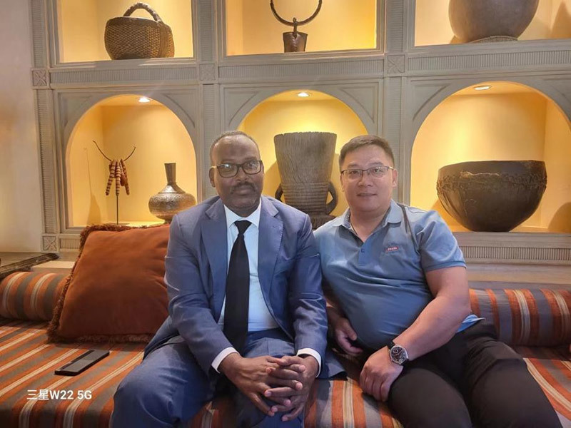Chairman of Move(Nantong) International Import and Export Trading Co., Ltd meets with Djibouti Ambassador to South Sudan