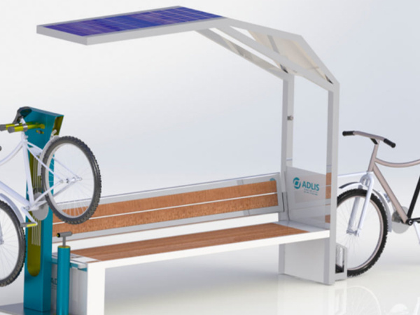 Solar Smart Bench