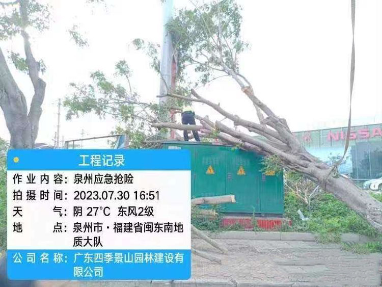 严阵以待 闻风而动 ——公司福建团队抗击超级台风“杜苏芮”纪实