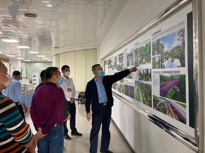 天河区委孟常委视察我司防疫复工工作