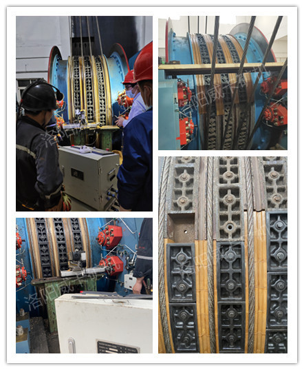 Luoyang Weika replaced friction pads and provided turning services for Wanglou Coal Mine
