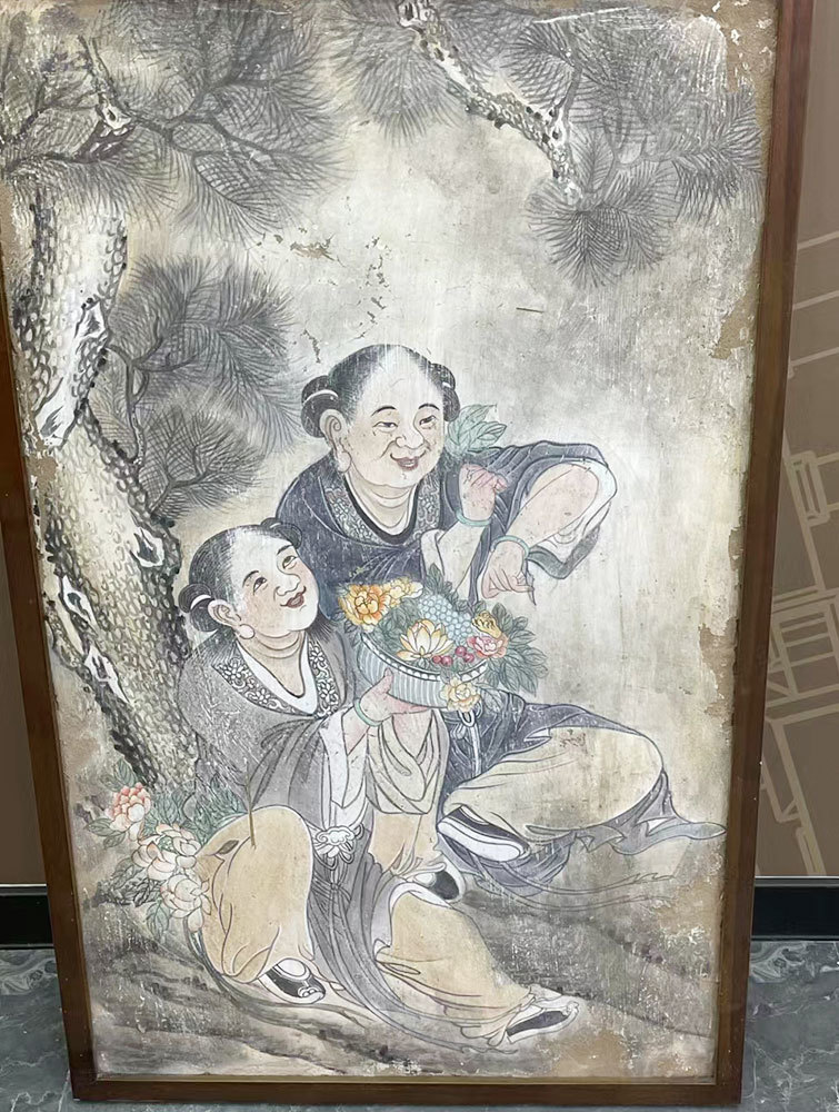 泥皮壁畫