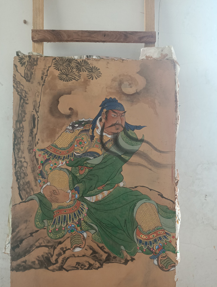 泥皮壁畫
