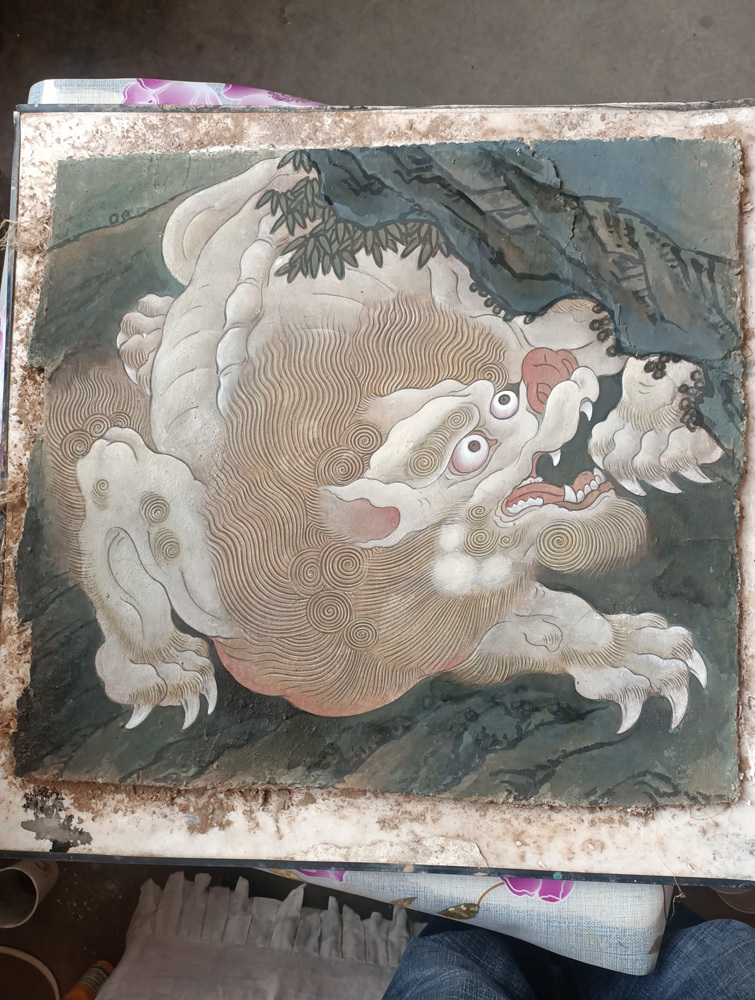 泥皮壁畫
