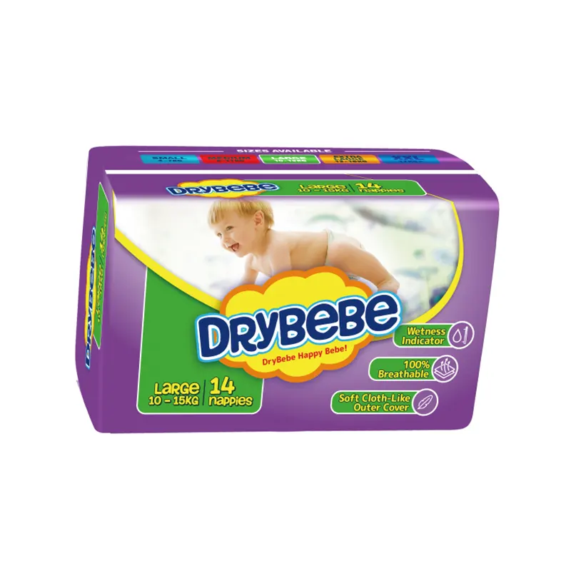 Drybebe baby diapers size 4 Large 14ct