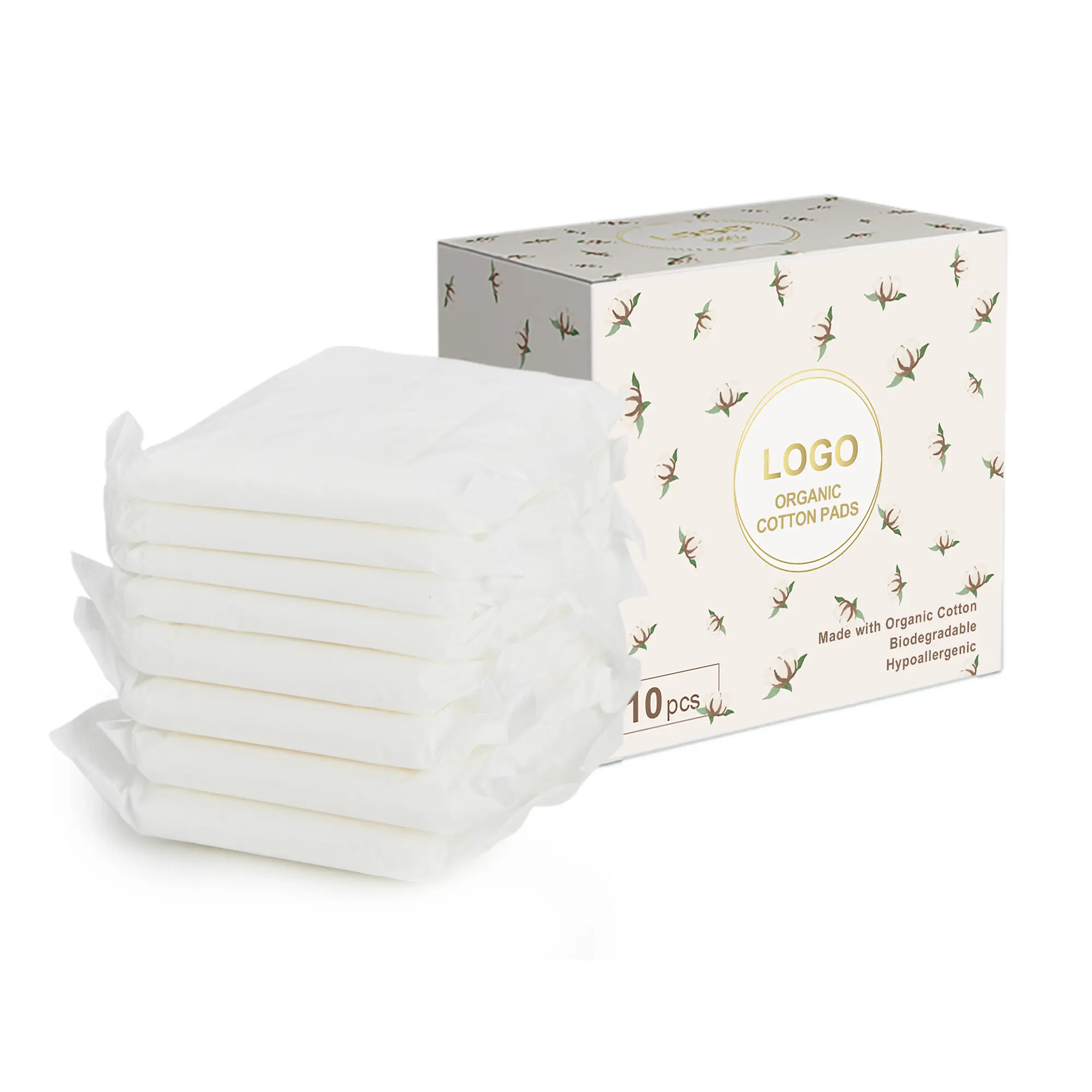 Organic cotton pads