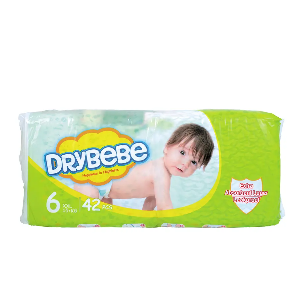 Drybebe disposable nappies size 6 XXlarge 42ct