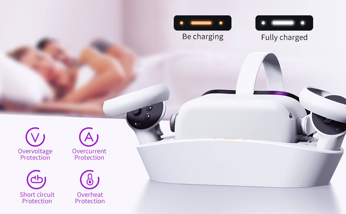 VR Charging Dock for Oculus Quest 2 - LeadingPlus