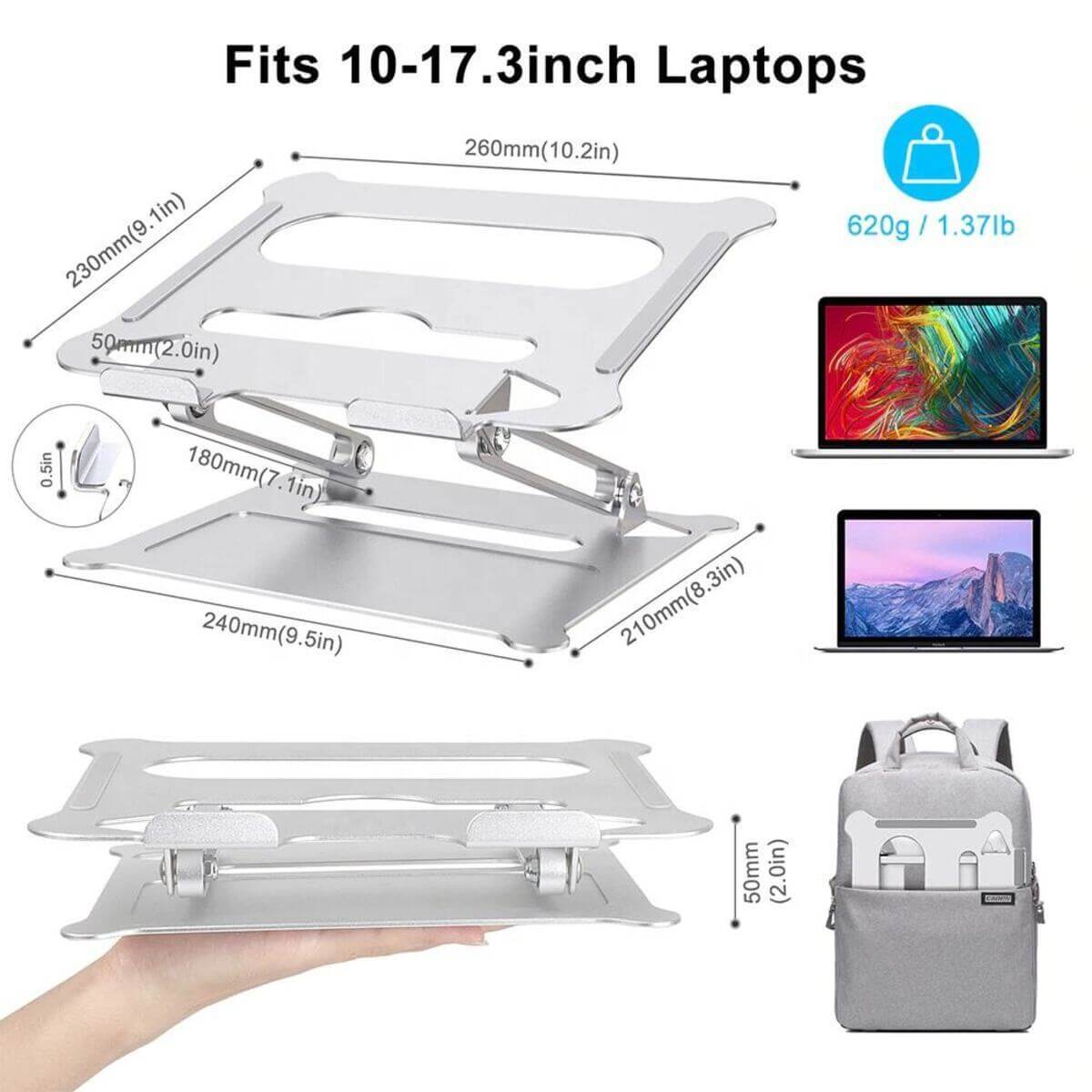 Portable Lift and Fold Laptop Stand-LeadingPlus-03