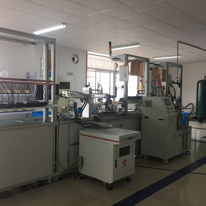 Photographic lamp production line back Photographic lamp production line back