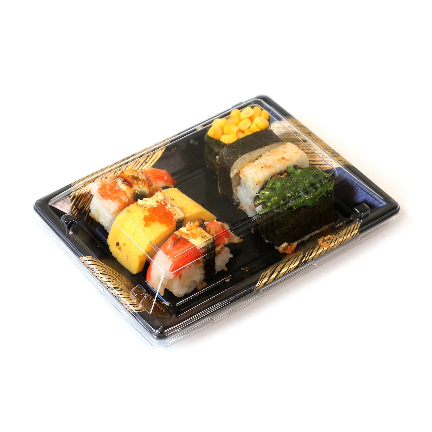 PS FOAM SUSHI TRAY C230