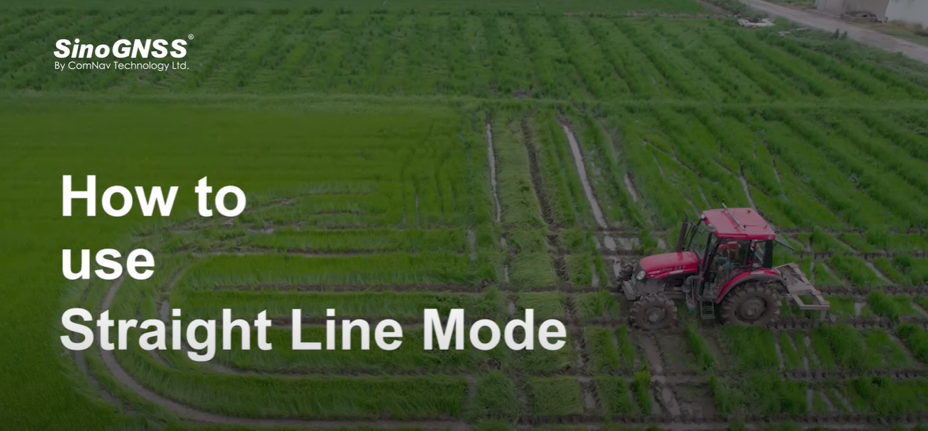 How to use Straight Line mode on AG360 Autosteer