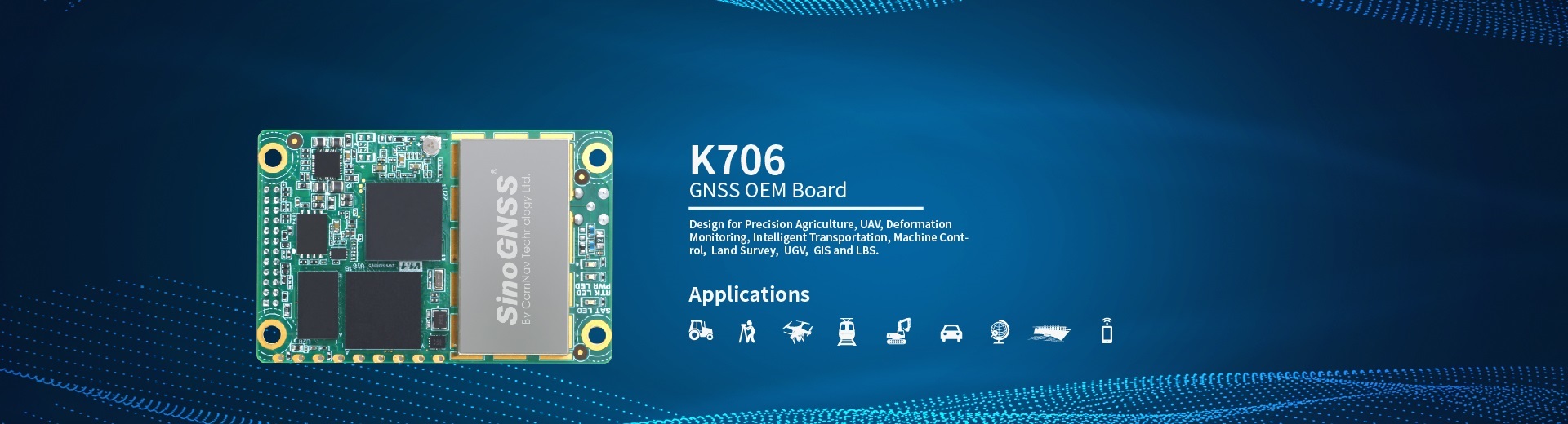 K706 GNSS OEM Board (EOL) K706 GNSS OEM Board (EOL)