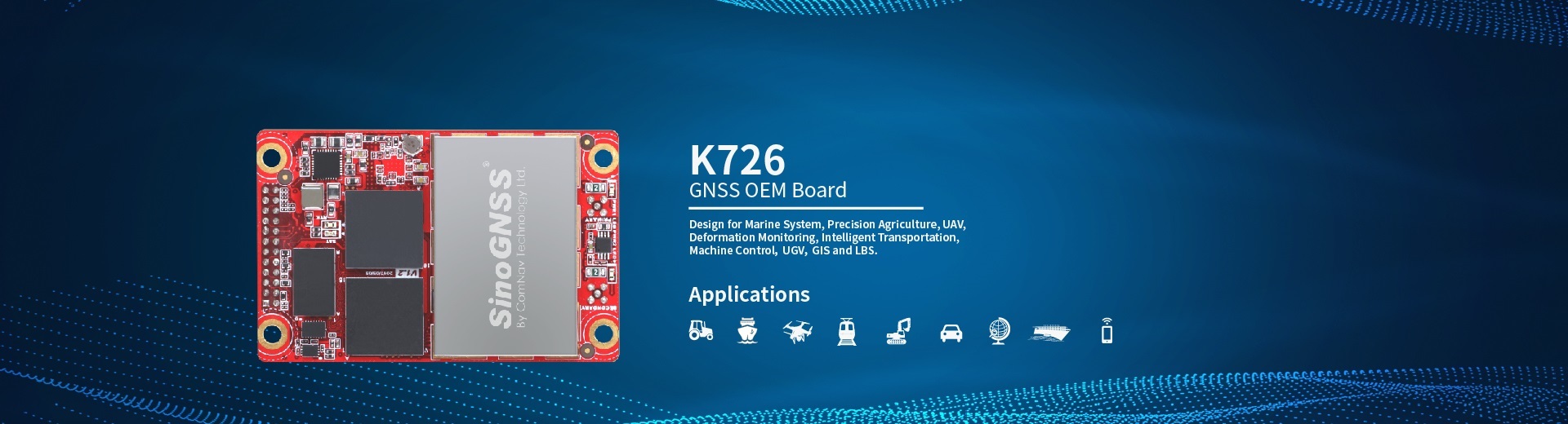 K726 GNSS OEM Board (EOL) K726 GNSS OEM Board (EOL)