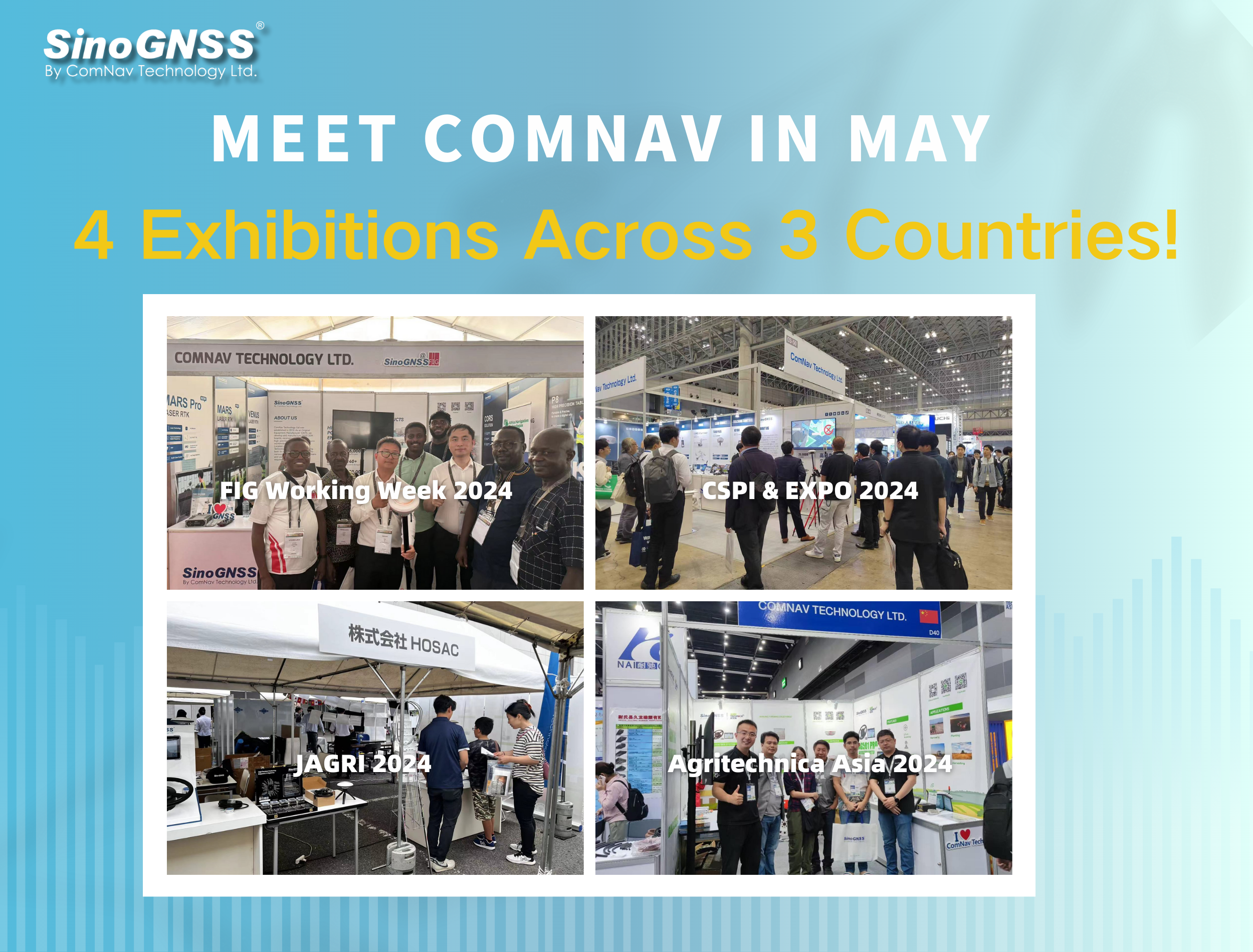 Meet ComNav in May: 4 Exhibitions Across 3 Countries!