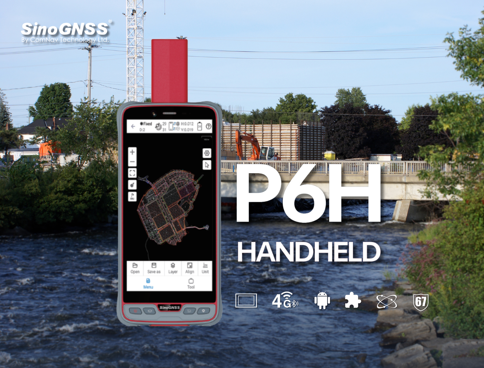 ComNav Launches New P6H Handheld for GIS: A Blend of Enhanced Precision and Superior Portability
