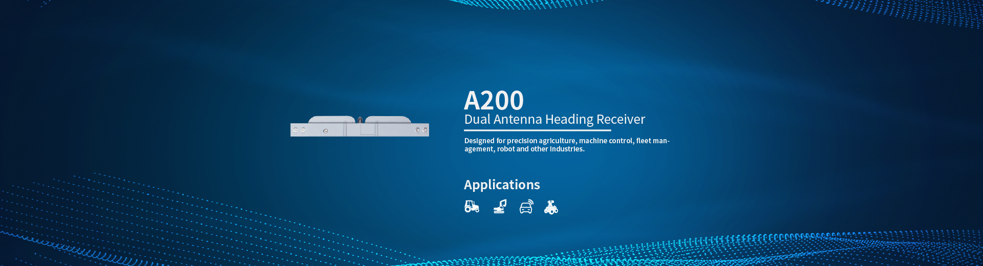 A200 Dual Antenna Heading Receiver