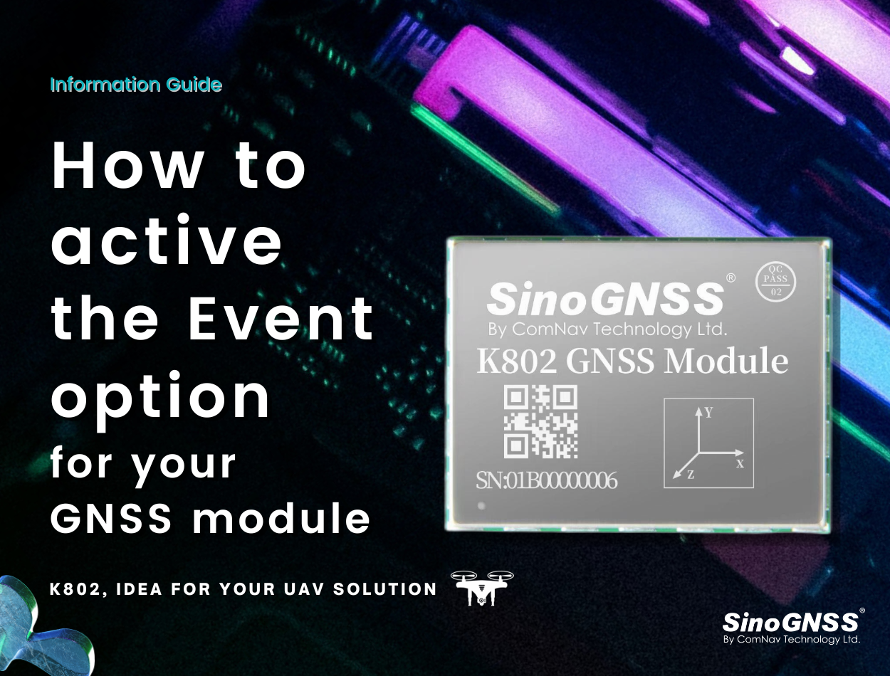 How to active the Event option for your GNSS module