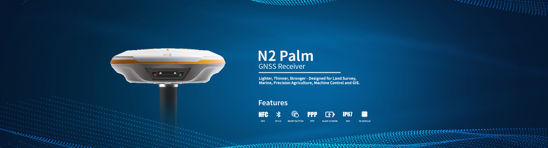 N2 Palm GNSS Receiver