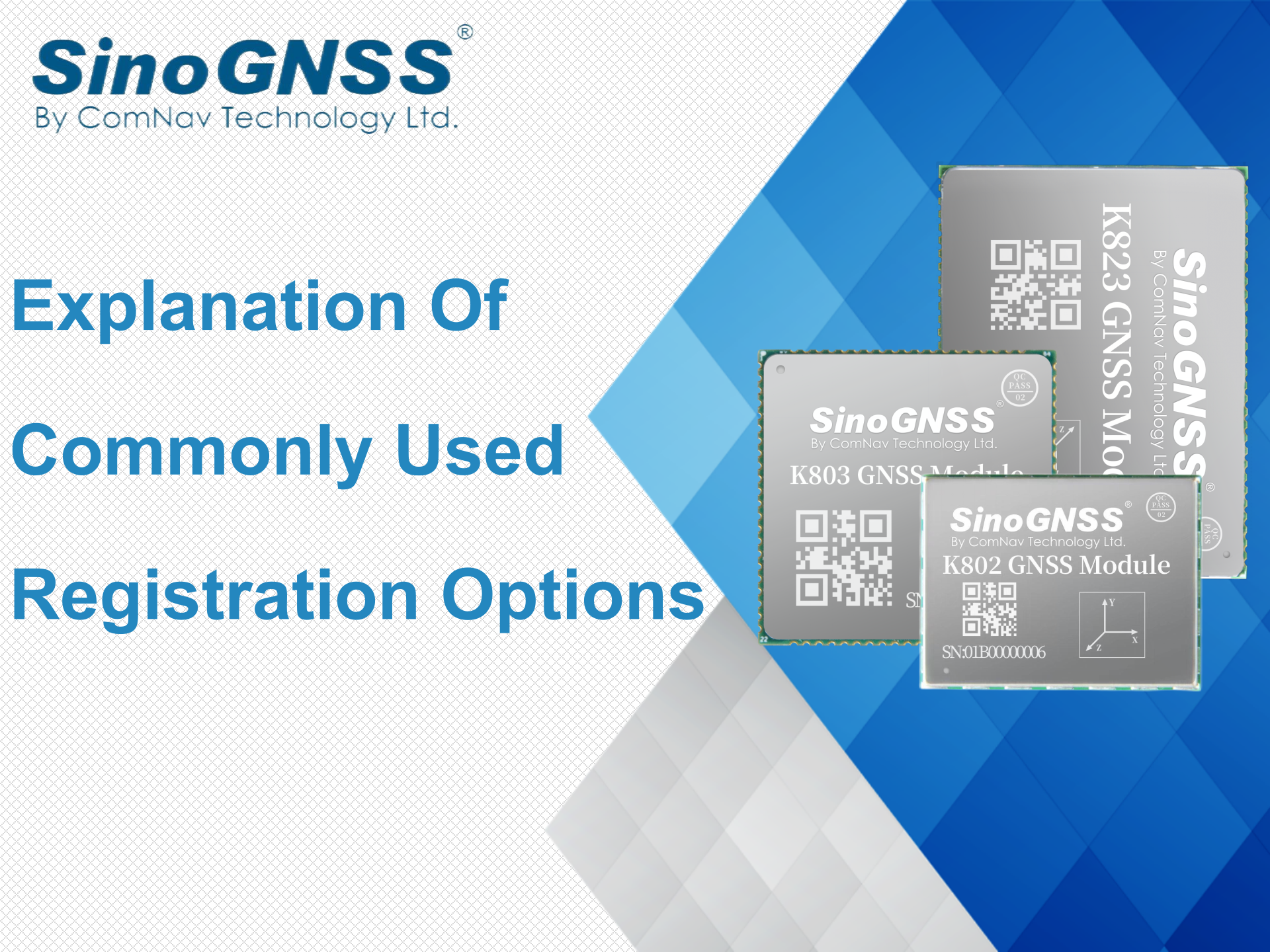 Explanation Of Commonly Used Registration Options