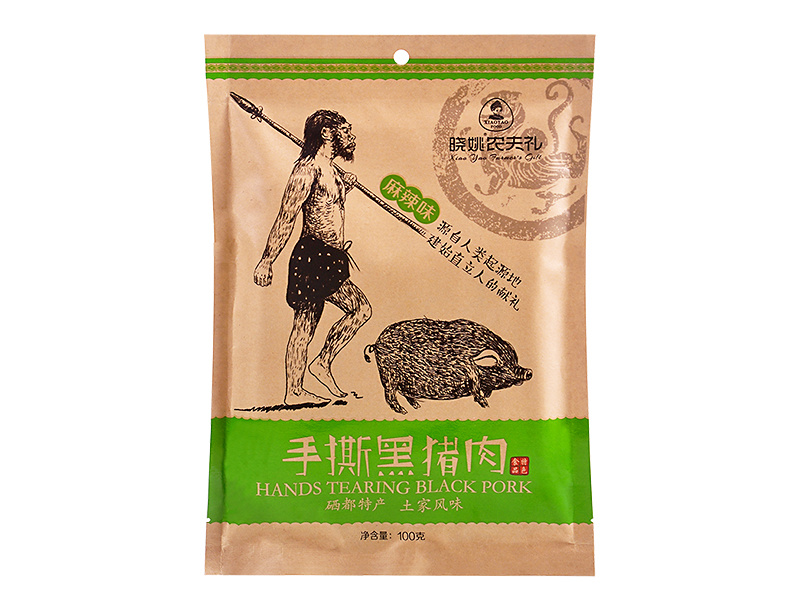 100g手撕黑猪肉（麻辣味）