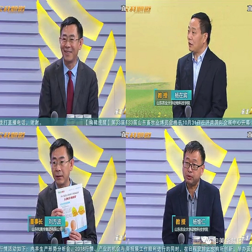 和美華集團董事長劉方波接受山東衛視農科直播間采訪