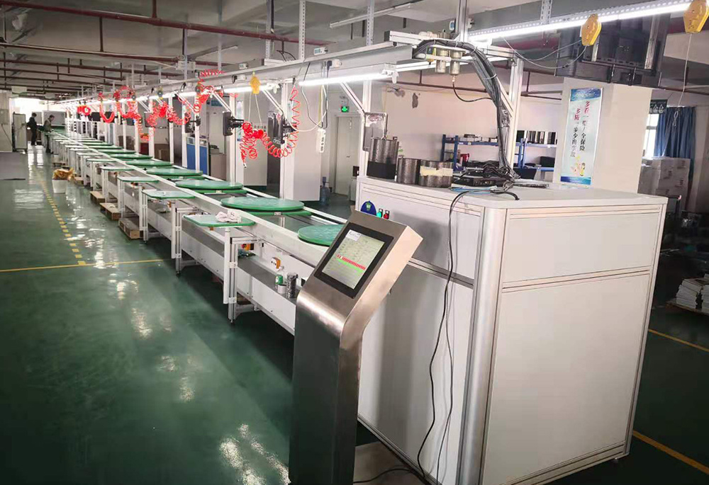 Double speed chain production line