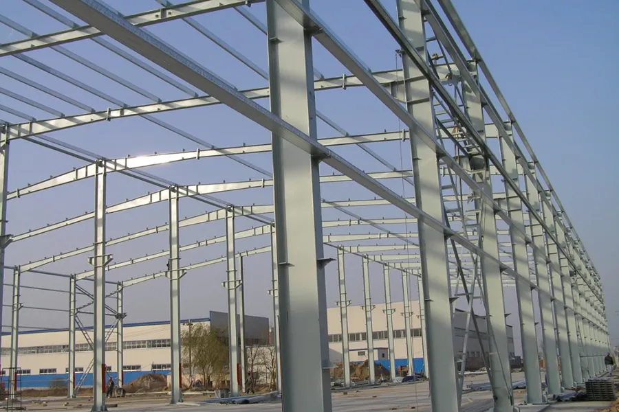 Steel structural workshop project