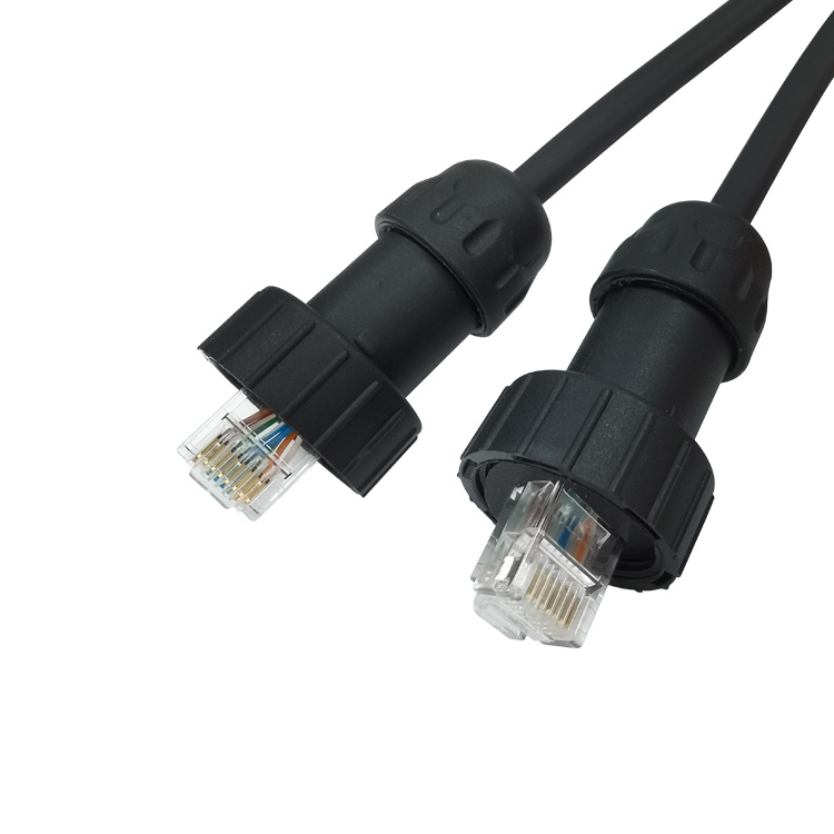 Application of waterproof rj45 pass through connectors in real scenes