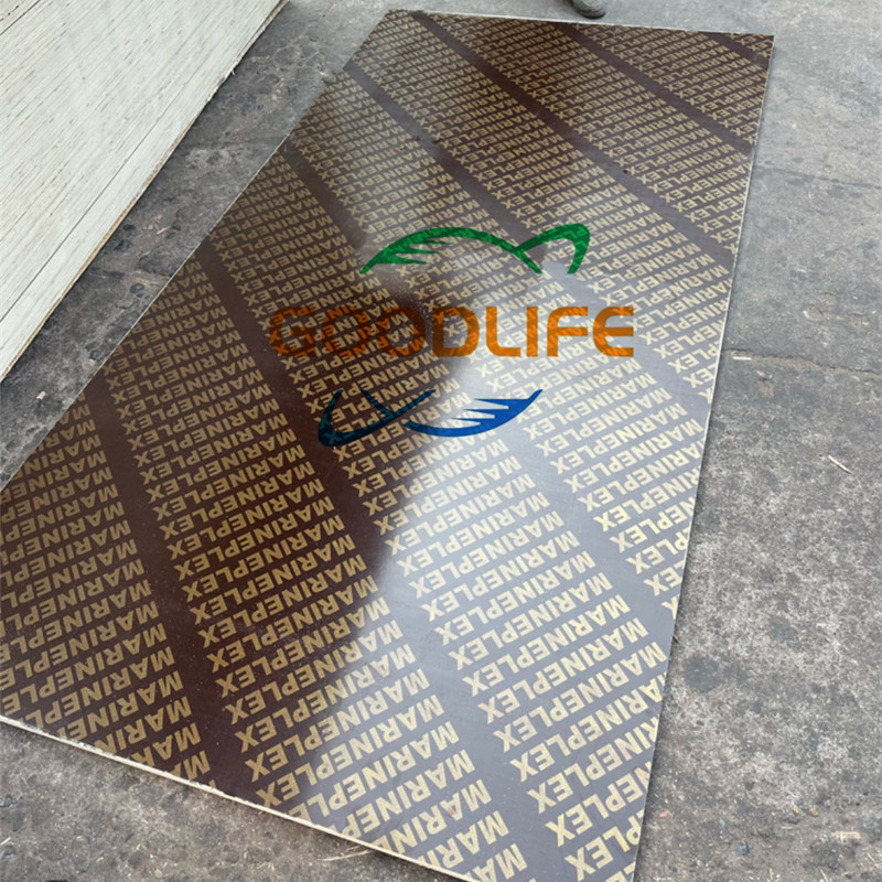 Brown Marineplex film faced formwok plywood to Middle East market